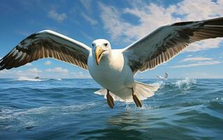 ai genererad albatross fågel foto