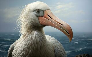 ai genererad albatross fågel foto