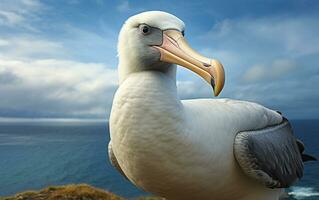 ai genererad albatross fågel foto