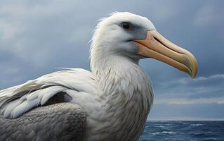 ai genererad albatross fågel foto