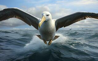 ai genererad albatross fågel foto