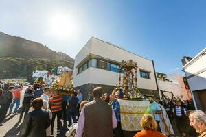 teneriffa, kanariefågel öar, garachico - 2020.01.06 buenavista del norte. romeria, foto