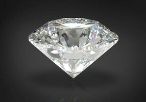 skön skinande diamant i lysande skära - diamant bakgrund,- kristall bakgrund foto