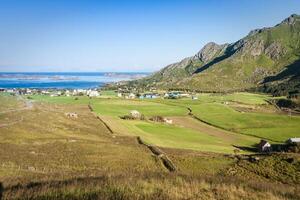 vackert landskap i norge, Skandinavien foto