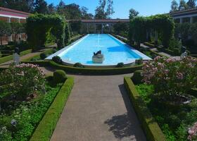 fontän och slå samman, getty villa foto