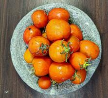 färsk och friska tomater foto