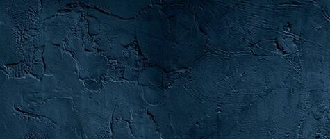 skön abstrakt grunge dekorativ Marin blå mörk vägg bakgrund foto