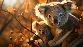 ai genererad söt kattunge stirrande, fluffig päls, lekfull natur, skönhet i natur genererad förbi ai foto