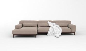 soffa möbler 3d -rendering foto