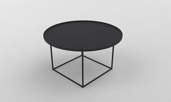 center soffbordsmöbler 3d -rendering foto