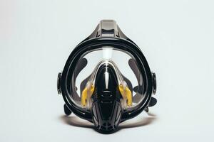 ai genererad aqualung under vattnet Utrustning dykare aktivitet luft mask dykning sommar säkerhet glasögon vatten foto