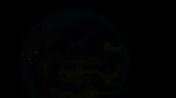planet jord klot se från Plats som visar realistisk jord yta foto