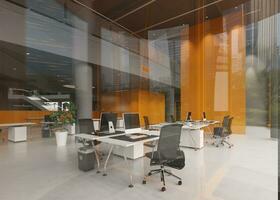 modern kontor interiör design. foto