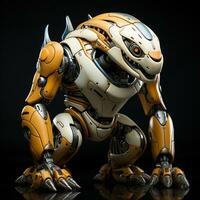 ai genererad 3d komodo robot foto