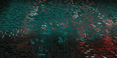 komplex strukturera lysande teknologi bakgrund geometrisk pixel triangel abstrakt 3d tolkning foto