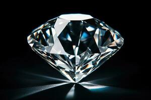 ai genererad pärla rikedom skatt juvel lysande transparent aspekt rik ädelsten Smycken reflexion foto