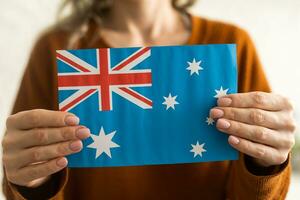 Australien Land union domkraft flagga foto