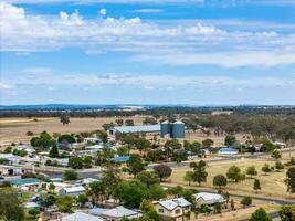 antenn se tagen från en Drönare på delungra, nsw, Australien foto