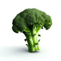 ai genererad Foto av färsk grön broccoli grönsak.