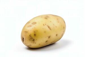 ai genererad potatis isolerat på vit bakgrund. ai genererad foto