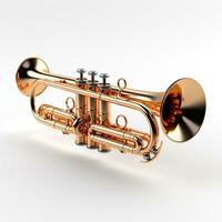 ai genererad 3d trumpet modell foto