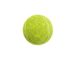 tennis boll isolerat utan skugga foto