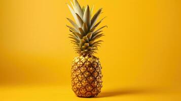 ai genererad tropisk saftig frukt rå ljuv mat gott mogen ananas diet färsk friska vegetarian foto