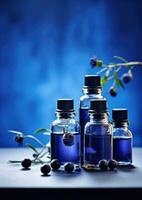 ai genererad aromaterapi extrahera hälsa terapi medicin färsk bakgrund arom natur skönhet olja foto