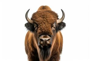 ai genererad realistisk bison ClipArt foto