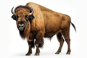 ai genererad realistisk bison ClipArt foto