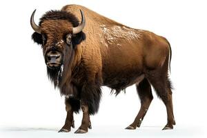 ai genererad realistisk bison ClipArt foto