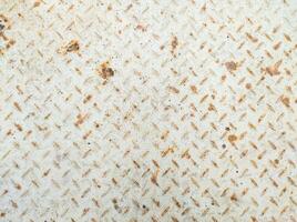 stål tallrik metall golv med rost effekt och grunge textur foto