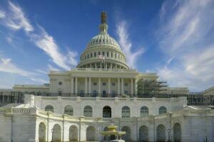 Washington dc, usa, 2023. de capitol byggnad i de hjärta av Washington dc foto