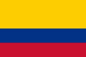 de officiell nuvarande flagga av republik av colombia. stat flagga av colombia. illustration. foto