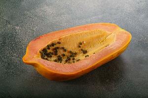 ljuv och saftig tropisk papaya foto