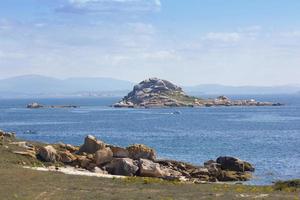 havsutsikt över Atlanten, Galicien, Spanien foto