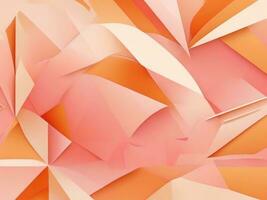 ai genererad abstrakt bakgrund i persika ludd färger foto