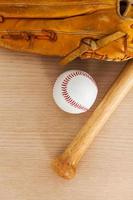 baseball utrustning bakgrund foto