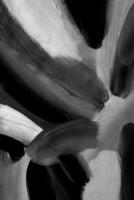 svart och vit vattenfärg textur foto