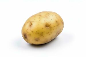 ai genererad potatis isolerat på vit bakgrund. ai genererad foto