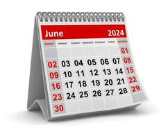 kalender - juni 2024 foto