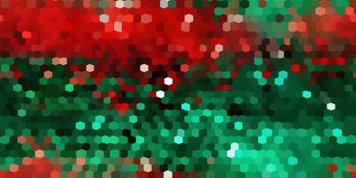 ai genererad generativ ai, abstrakt pixel konst bakgrund, sömlös geometrisk mosaik- mönster, jul färger foto