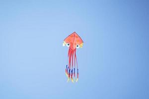 flygande bläckfisk drake foto
