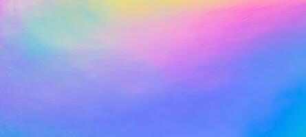 holografiska regnbåge folie regnbågsskimrande textur abstrakt hologram panorama- bakgrund foto