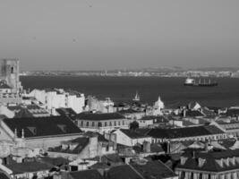 de stad av lissabon i portugal foto