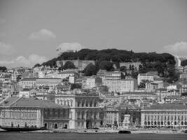 de stad av lissabon i portugal foto