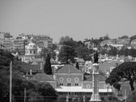 de stad av lissabon i portugal foto