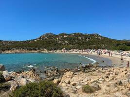 de ö av sardinien i Italien foto