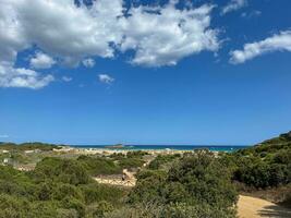 de ö av sardinien i Italien foto