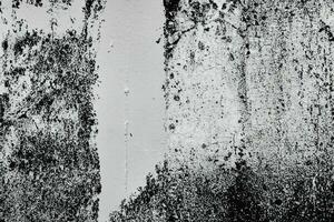 abstrakt grunge textur mönster av svart måla på vit vägg foto